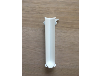 Угол внутренний Л 100х11 белый матовый